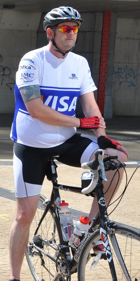 Paul, kitted out and ready to go! Paul, kitted out and ready to go!