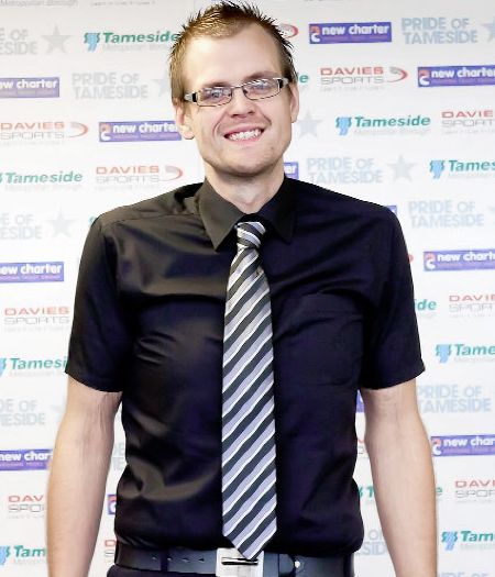 Gary, at the Pride of Tameside Awards Gary, at the Pride of Tameside Awards