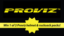 Win 1 of 3 Proviz helmet & rucksack packs!