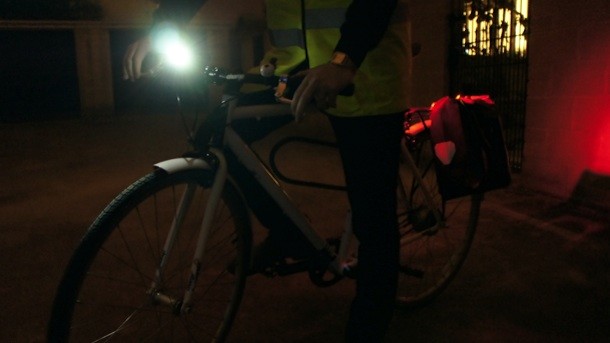 Cycling at night