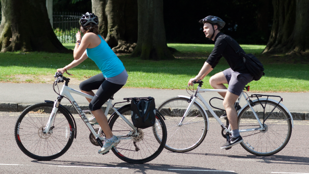 Help a colleague cycle to work
