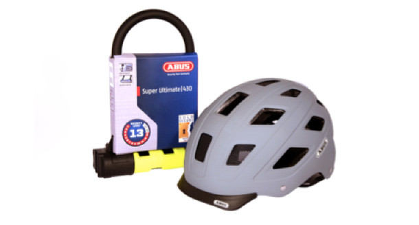 Win 1 of 5 ABUS Hyban Helmet and Super Ultimate Lock bundles